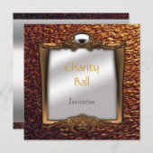 チャリティーボール招待状 招待状 (正面/裏面)