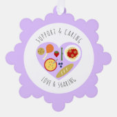 チャリティー団体や組織スクールボランティア オーナメントカード (正面)