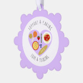 チャリティー団体や組織スクールボランティア オーナメントカード (左)