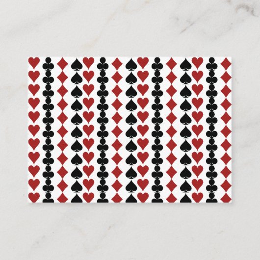 チャリティー寄付はラスベガス結婚カジノを エンクロージャーカード (裏面)