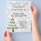 チャリティー毎年恒例のクリスマストイドライブ チラシ (手)