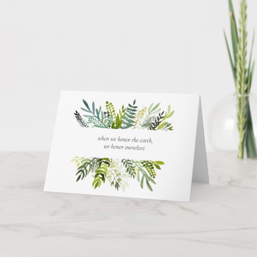 チャリティー用芸術あいさつカード カード (正面)