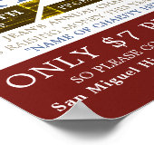 チャリティー カー ウォッシュ イベント 広告 ポスター (角)