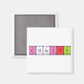 チャリティ周期テーブル名マグネット マグネット (正面/裏面)