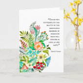 チャリティ・グリーティング・カード芸術 カード (黄色い花)