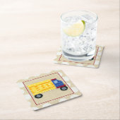 チャリヤ・ザリスによるチャイルド・ダンプ・トラック スクエアペーパーコースター (インサイチュ)