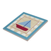 チャリヤ・ザリスによるチャイルボート タイル (側面)