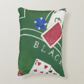 チャリリア・ザリスによるブラックジャックとチップのゲーム アクセントクッション (裏面(縦))