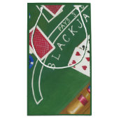 チャリリア・ザリスによるブラックジャックとチップのゲーム スモールペーパーバッグ (裏面)