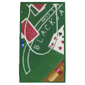 チャリリア・ザリスによるブラックジャックとチップのゲーム スモールペーパーバッグ (正面)