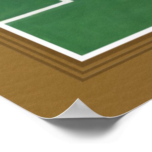 チャリリア・ザリスによるブラックジャックとチップのゲーム ポスター (角)