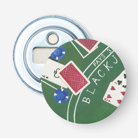 チャリリア・ザリスによるブラックジャックとチップのゲーム 栓抜き (正面)