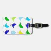 チャリリ絵画ア·ザリスの『色鳥の』 ラゲッジタグ (正面横)