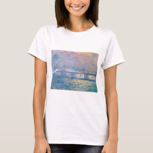 チャリングクロスブリッジバイクロードモネ Tシャツ
