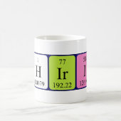 チャリン周期表名mag コーヒーマグカップ (中央)