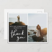 チャルクボーエレガントドの写結婚真に感謝  ポストカード (正面/裏面)