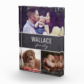 チャルクボードファミリフォトコラージュ縦 フォトブロック (右)