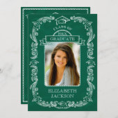 チャルクボードフォトグラジェール招待状 招待状 (正面/裏面)