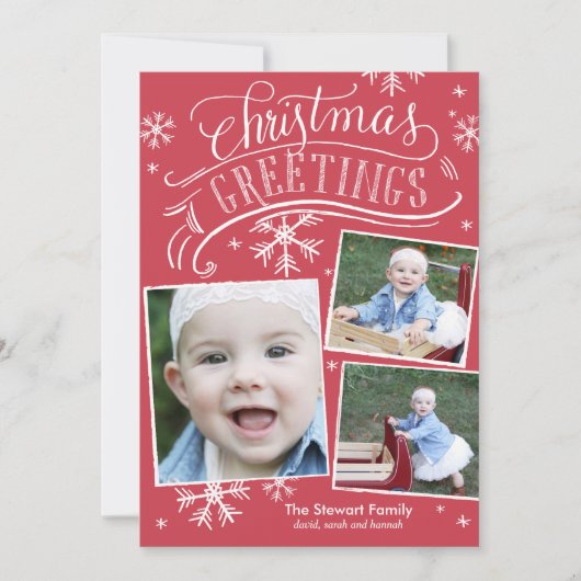 チャルクボード挨拶コレクション 招待状 (正面)