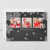 チャルクボード・クリスマス新年 |ホリデーカード シーズンカード (裏面)