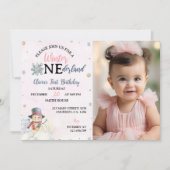 チャルストマスガールワンダーランドフォト招待状 招待状 (正面)