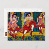 チャルダスダンサーbyキルヒナー ポストカード (正面/裏面)