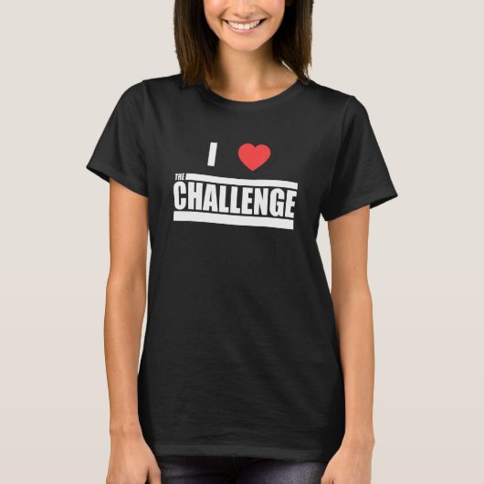 チャレンジが大好き Tシャツ (正面)