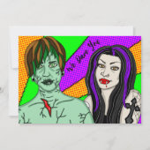 チャレンジしよう！ハロウィンパーティー 招待状 (正面)