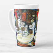 チャレンジに惑わされない カフェラテマグ (左アングル)