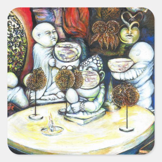 チャレンジに惑わされない スクエアシール (正面)