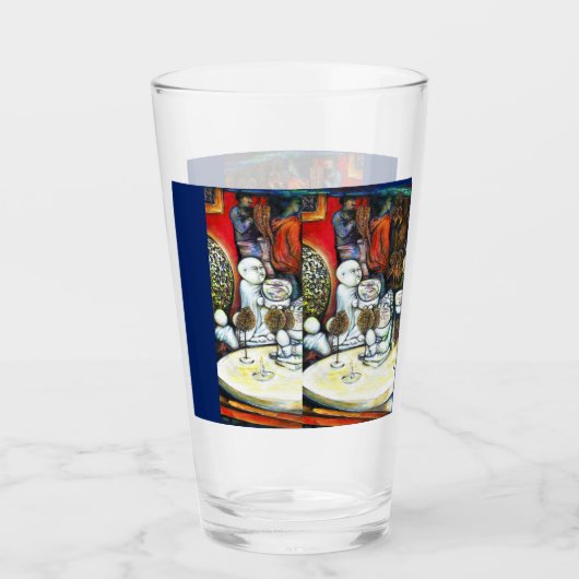 チャレンジに惑わされない タンブラーグラス (正面)