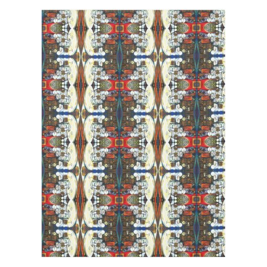 チャレンジに惑わされない テーブルクロス (正面)