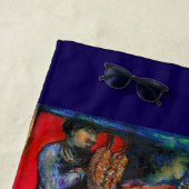 チャレンジに惑わされない ビーチタオル (インサイチュ)