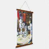 チャレンジに惑わされない 吊り下げ型タペストリー (傾斜あり)