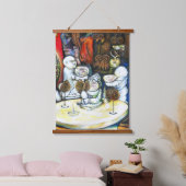 チャレンジに惑わされない 吊り下げ型タペストリー (寝室)