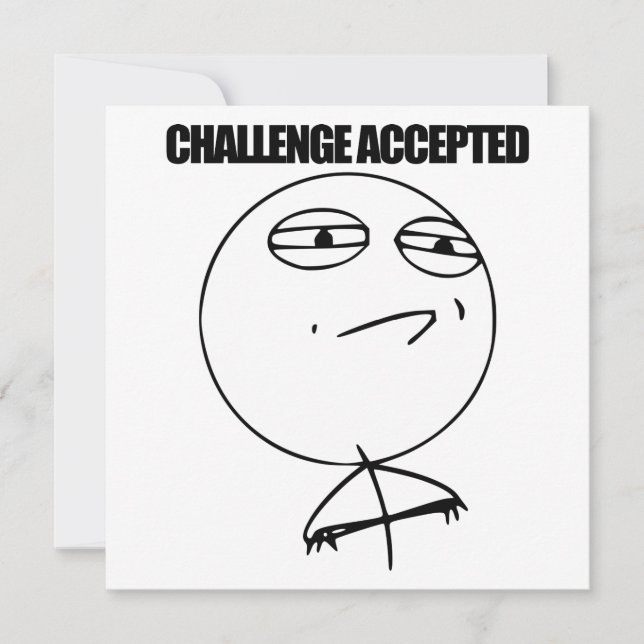 チャレンジの承諾 (正面)