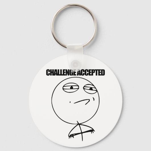 チャレンジの承諾 キーホルダー (正面)