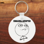 チャレンジの承諾 キーホルダー (正面)