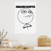 チャレンジの承諾 ポスター (キッチン)
