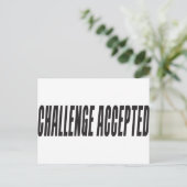 チャレンジの承諾 ポストカード (スタンド正面)