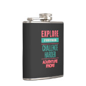 チャレンジの探索アドベンチャー引用文の動機 フラスク (右)