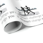 チャレンジは変わらない感動的 ラッピングペーパー (ロールコーナー)