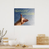 チャレンジを受け入れやる気を起こさせるるポスター ポスター (キッチン)