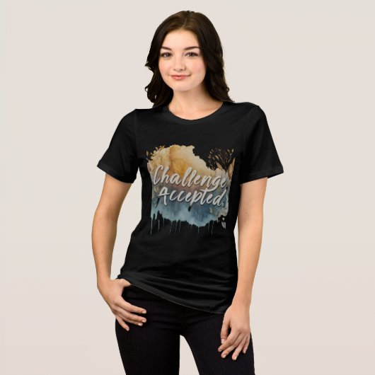 チャレンジを承諾 トライブレンドＴシャツ (正面全面)