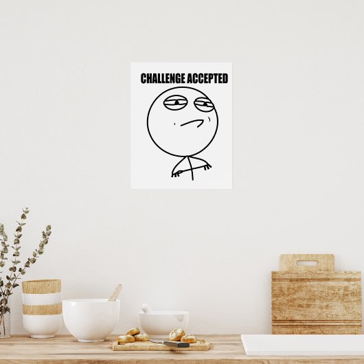 チャレンジを承諾 ポスター (キッチン)