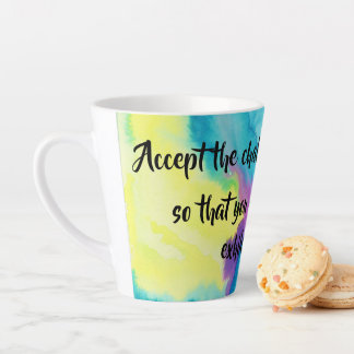 チャレンジティーマグカップを受け入れる カフェラテマグ