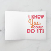 チャレンジバラおめでとうおめでとう カード (内部)