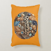 チャレンジピローカバーを獲得 アクセントクッション (正面(垂直))