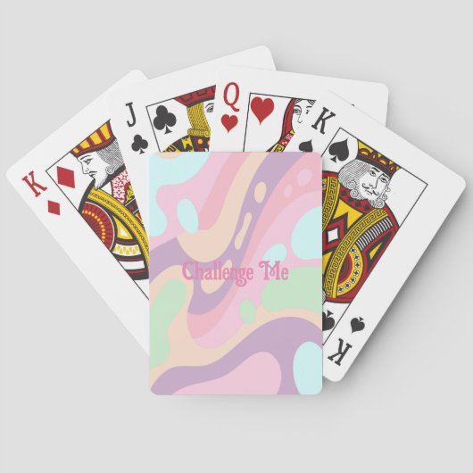 チャレンジメパステル遊ズトランプ トランプ (裏面)