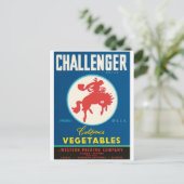 チャレンジャーロデオサリナスエルセントログアダルーペCA ポストカード (スタンド正面)